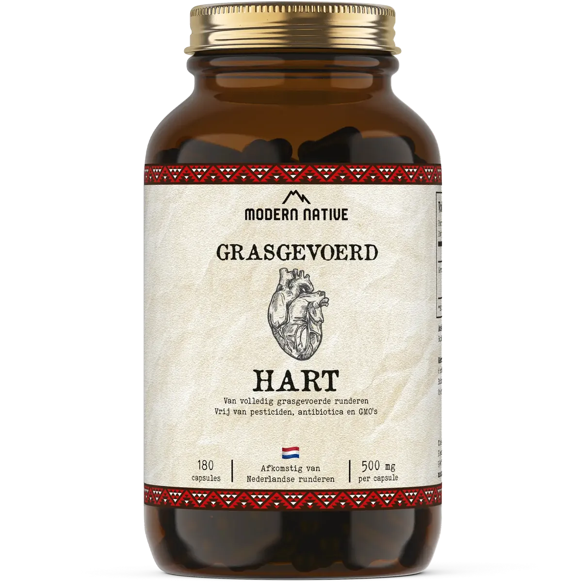Grasgevoerd Hart